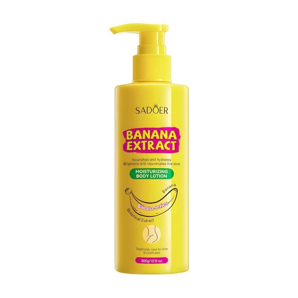 SADOER Body Lotion with Banana Extract - 300 ml