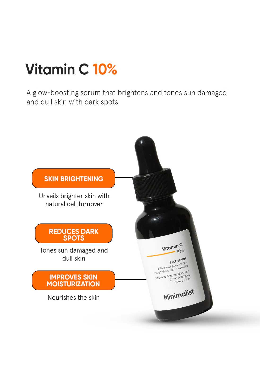 Minimalist Vitamin C 10% Face Serum 30ml
