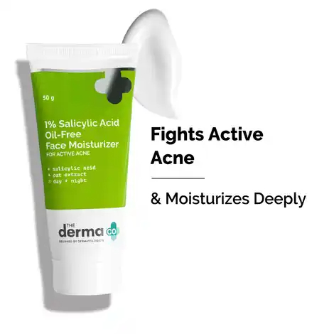 The Derma Co 1% Salicylic Acid Oil-Free Moisturizer 50g