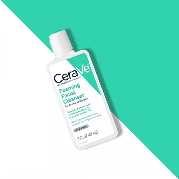 Cerave Foaming Facial Cleanser for Normal To Oily Skin 87ml