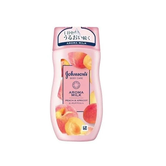 Johnson Body Care Aroma Milk Body Lotion, Peach and Apricot  (200 ml)