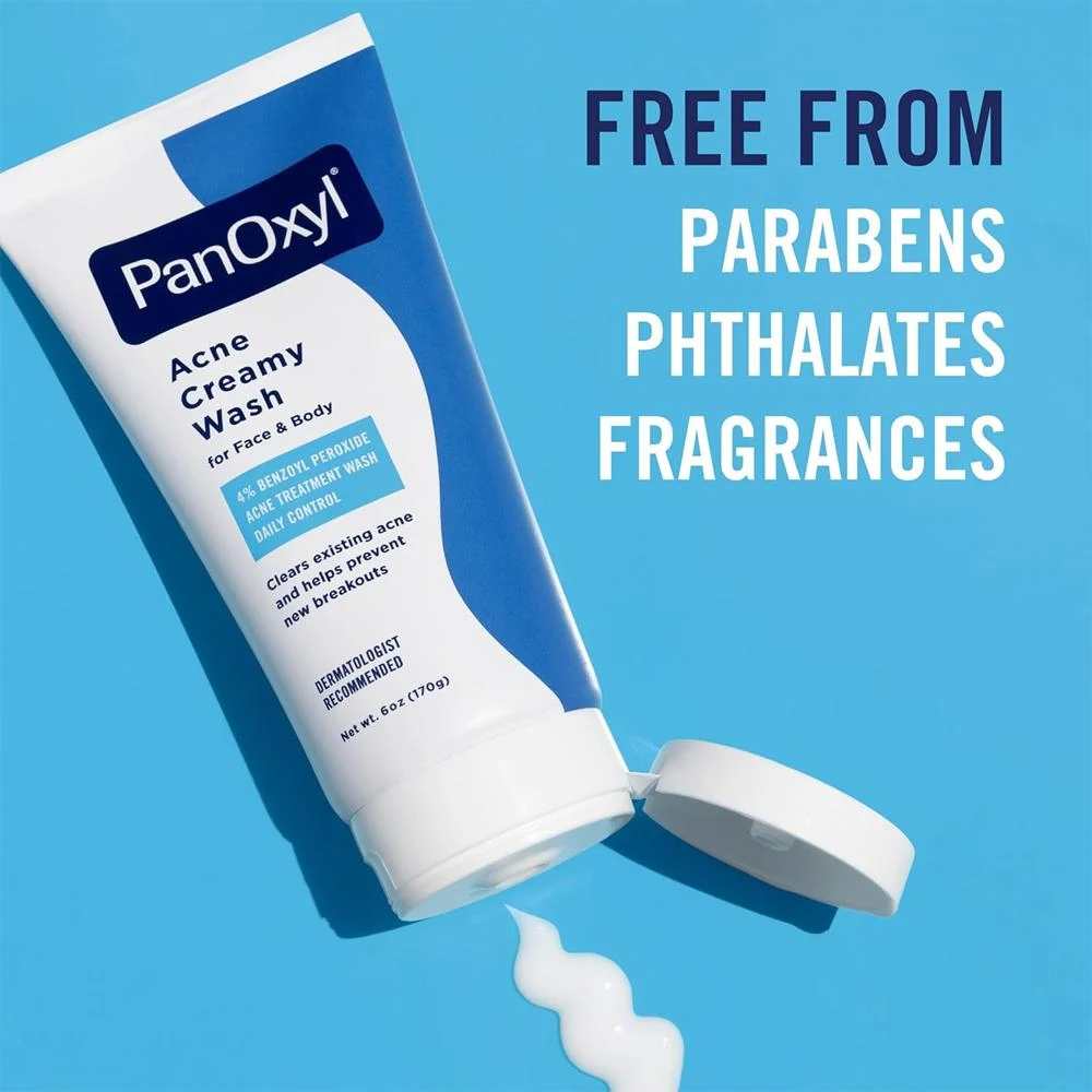 PanOxyl Acne Creamy Wash with 4% Benzoyl Peroxide Daily Control 170gm