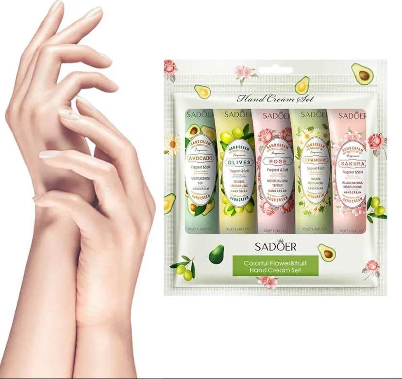 Sadoer Colourful Fruit and Flower Hand Cream 5 pcs Set