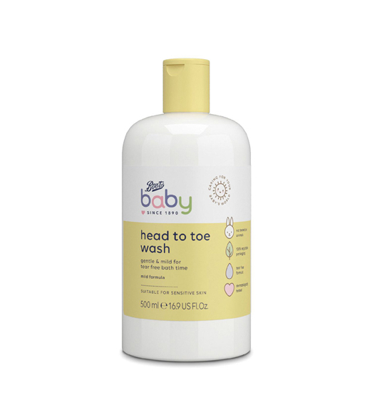 Boots Baby Head To Toe Wash - 500ml