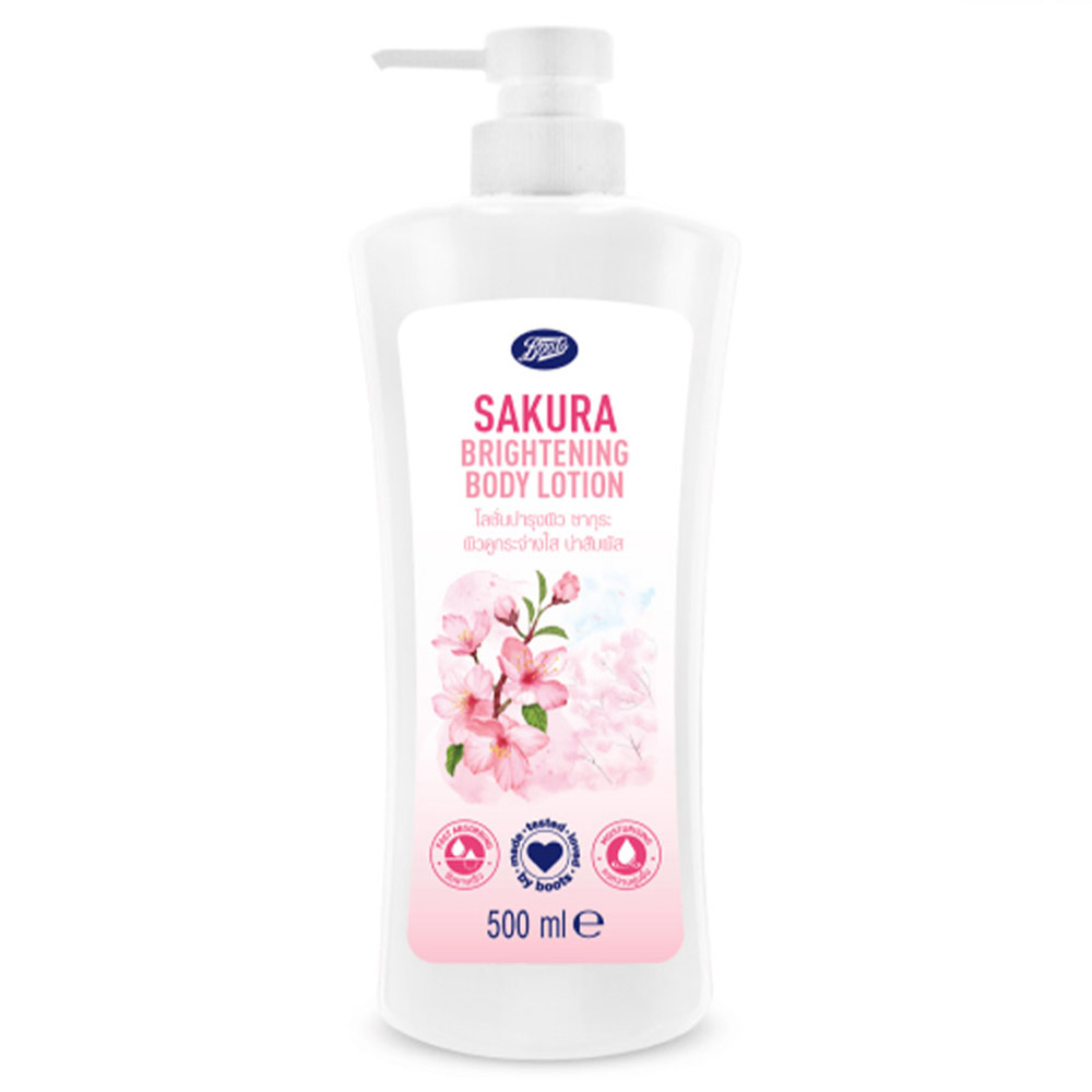 Boots Sakura Brightening Body Lotion 500ml - Thailand