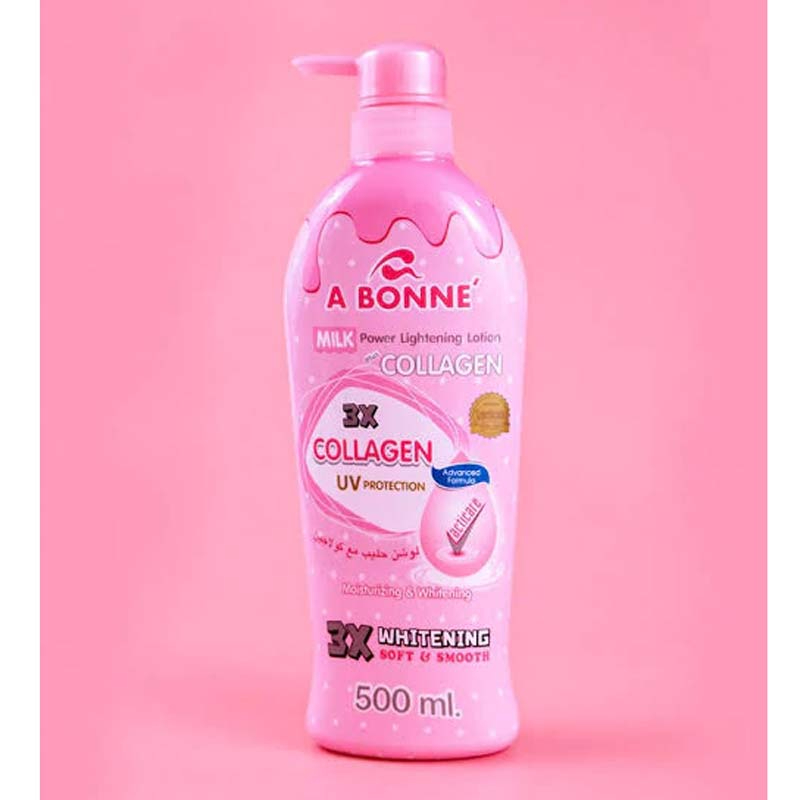 A Bonne COLLAGEN Milk Power Lightening Lotion 500ml - Thailand