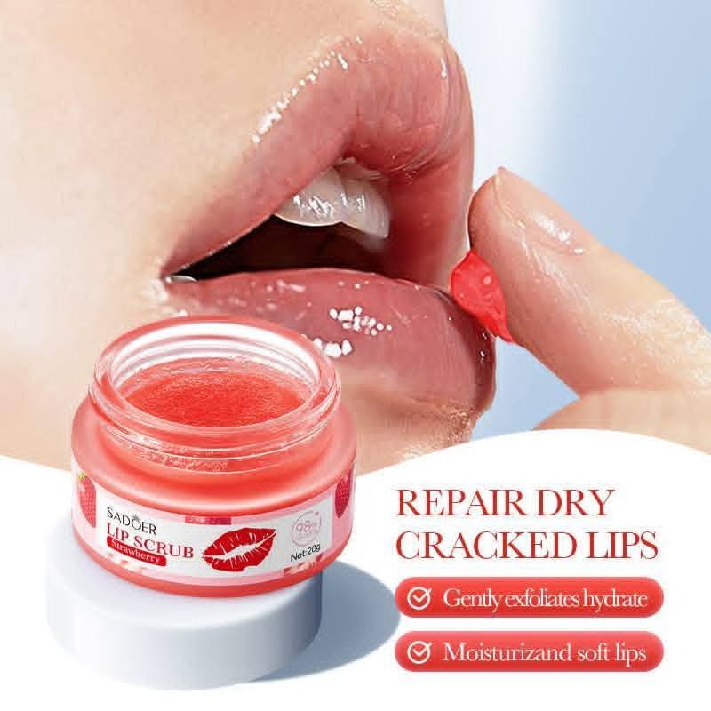 Sadoer Lip Scrub Strawberry