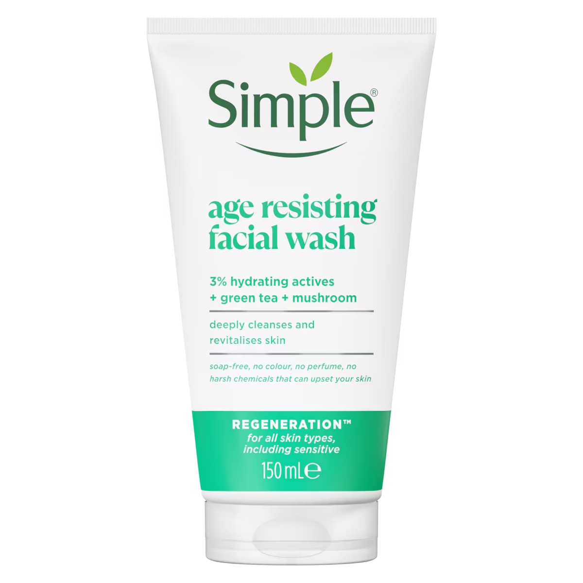 Simple Regeneration Age Resisting Facial Wash 150 ml