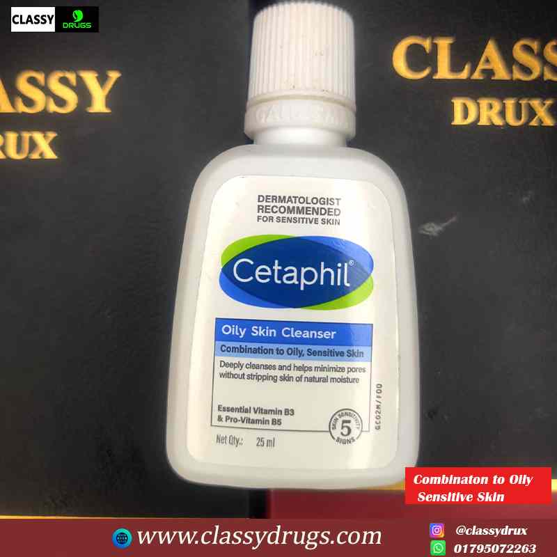 Cetaphil Oily Skin Cleanser (Combination to Oily, Sensitive Skin) 25ml