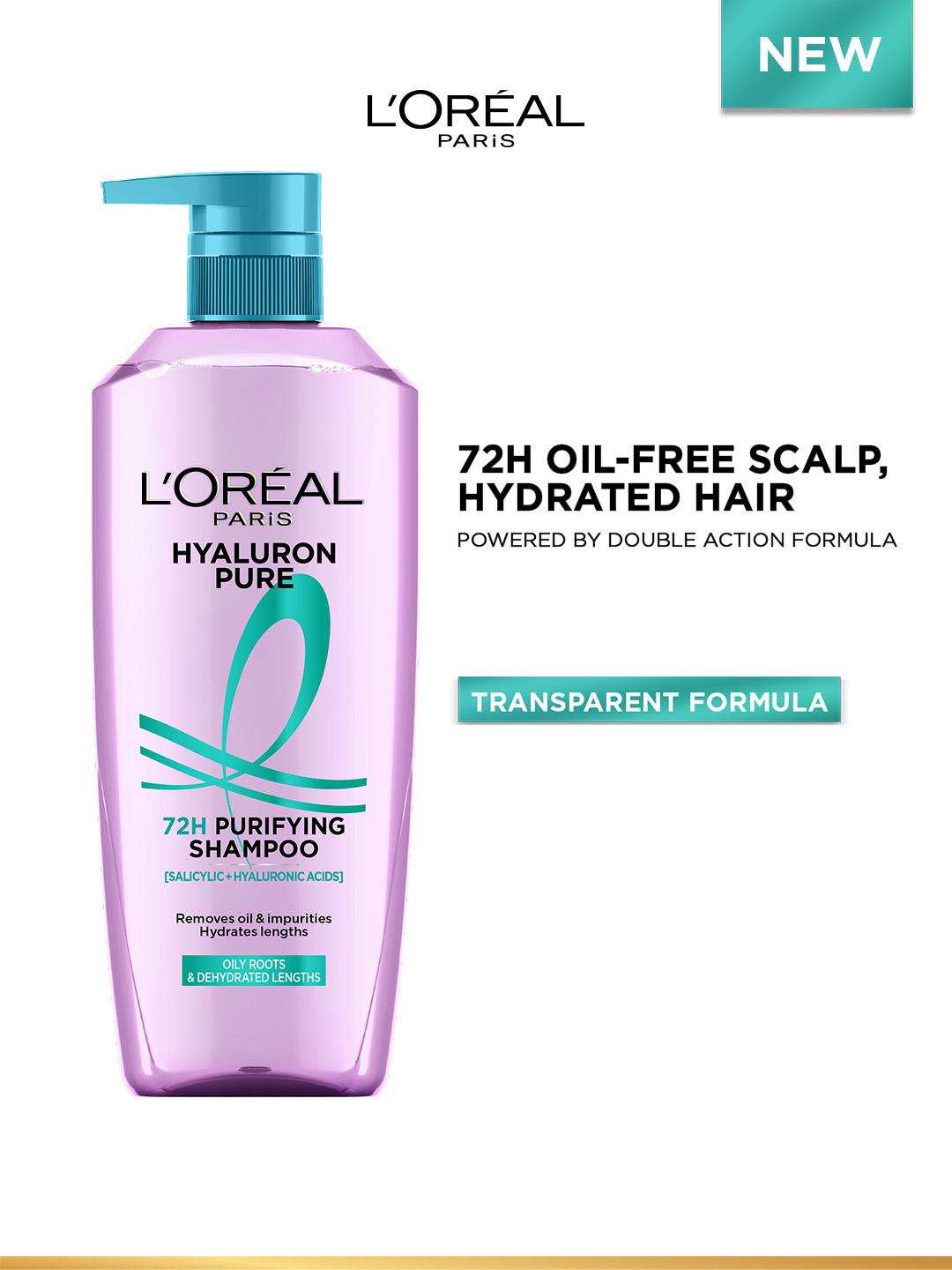 LOreal Paris Hyaluron Pure 72h Purifying Shampoo (pair up)