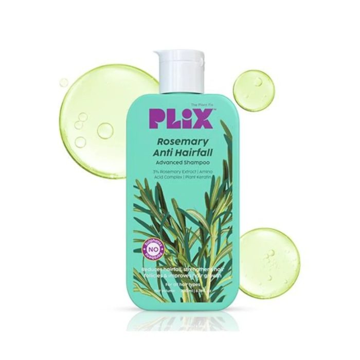Plix Rosemary Anti-Hair Fall Advanced Shampoo (For Stronger, Fuller Hair ) 200 ml