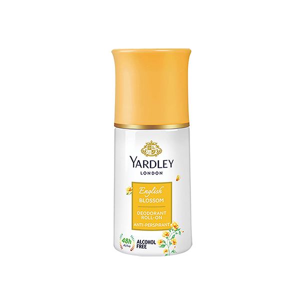 Yardley English Blossom Deodorant Roll- On for Women, 50 ml(Y)