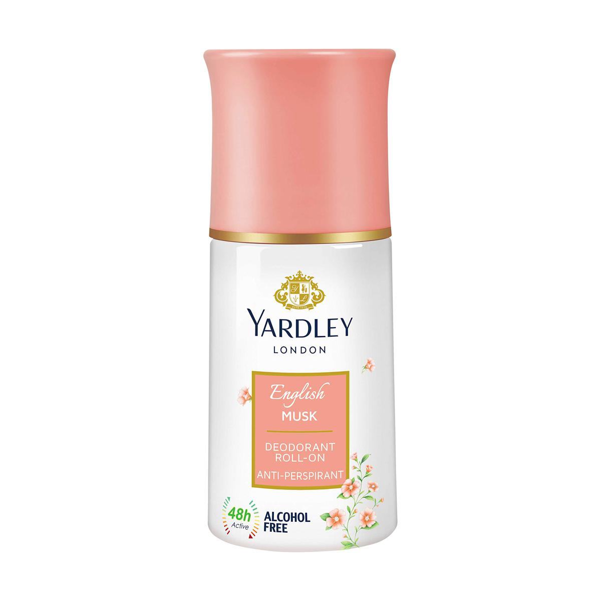 Yardley London English Musk Anti-Perspirant Roll On 50ml