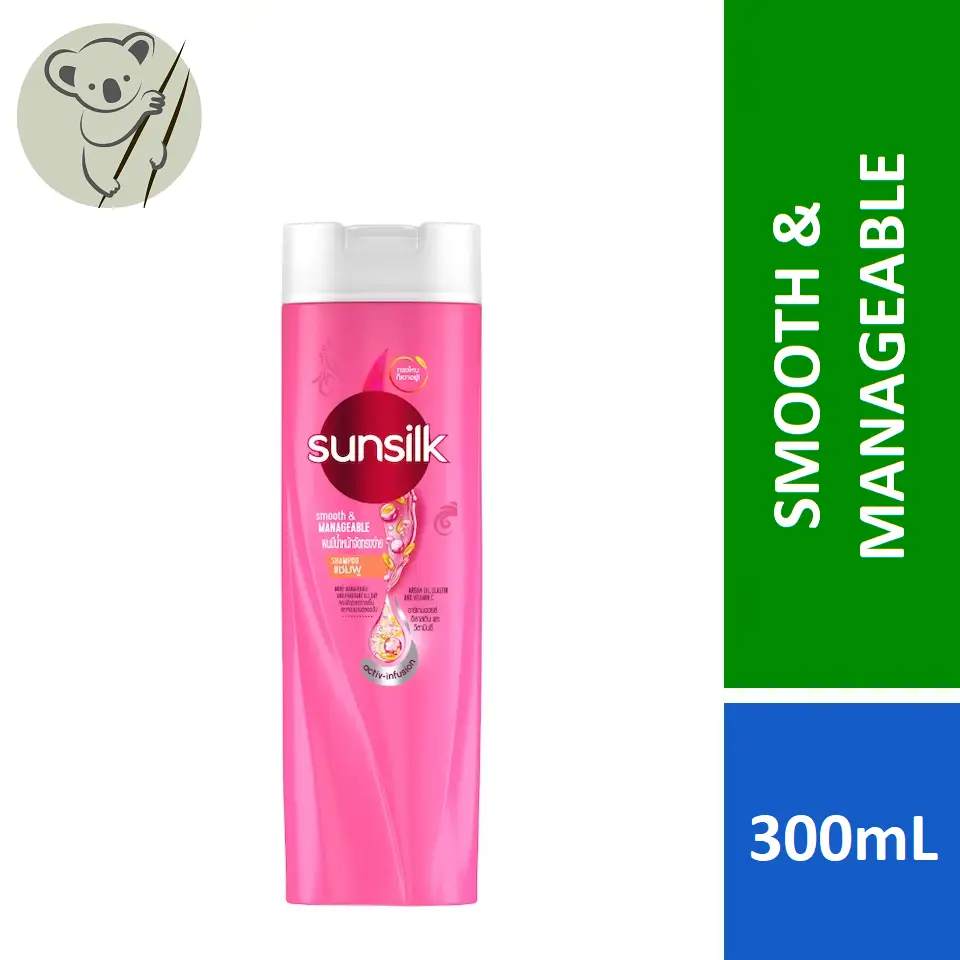 Sunsilk Shampoo 300 Ml (Smooth Manageable) -Thailand