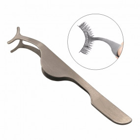 Stainless  Eyelash Applicator  - Tweezers Random color