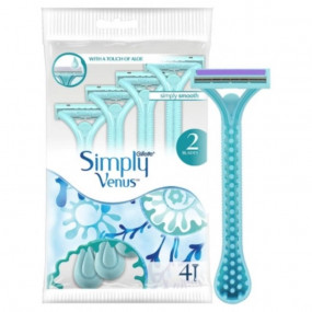 GILLETTE SIMPLY VENUS  DISPOSABLE RAZOR  4 pcs Pack