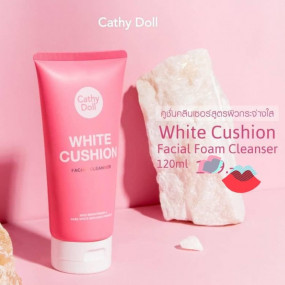 Cathy Doll White Cushion Facial Cleanser 120ml.