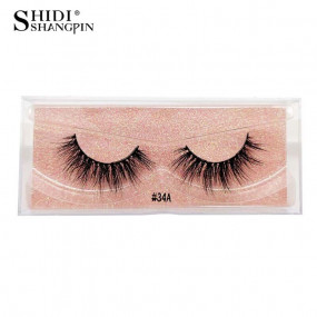 Natural 3d Reusbal Mink Lash  -34A