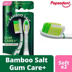 Pepsodent Bamboo Salt Gumcare Tooth Brush Soft (Pack of 2)