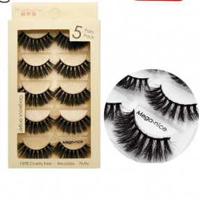 Natural 3d Reusbal Mink Lash Mega Nice