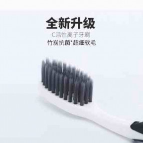 ZENNLAB Health soft hair adult  bamboo charcoal antibacterial Toothbrush