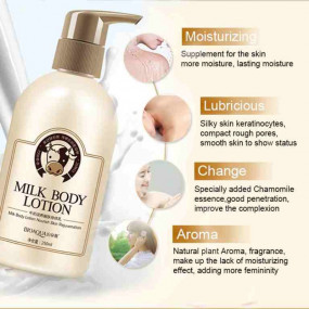 BIOAQUA Milk Whitening Moisturizing Body Lotion- 250 ml