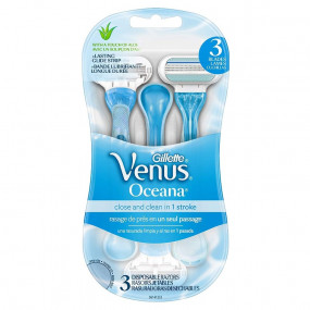 GILLETTE Venus Oceana Disposable Razors, 3 pcs set