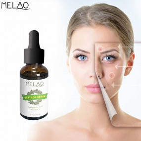 MELAO 2.5% Enhanced Retinol Serum with Hyaluronic Acid & Vitamin E, Organics Anti-Wrinkle 30ML
