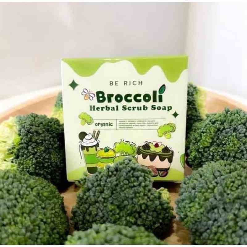 Brocoli Scrub Soap Made In Thailand 35 gm