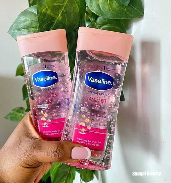 VASELINE Intensive Care Vitamin B3 Body Oil pair up