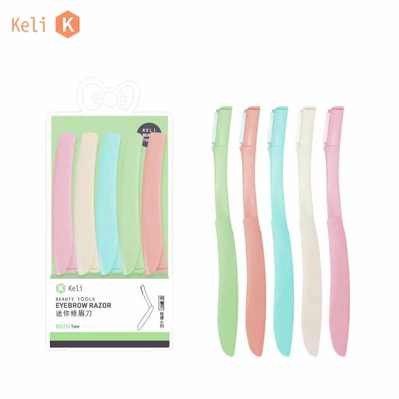 Keli Eye Brow Razor Mini Type 5 Pcs - Foldable