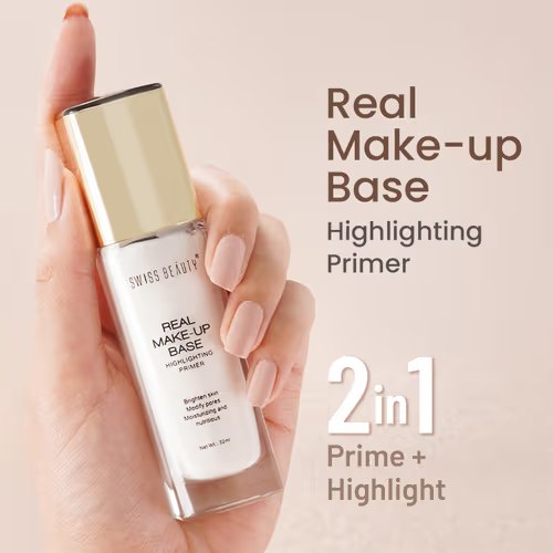 Swiss Beauty Highlighting Primer Real Makeup Base – 32ml(pink)