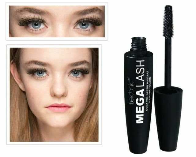 TECHNIC MEGA Volumizing Waterproof Long Lasting MASCARA- Black