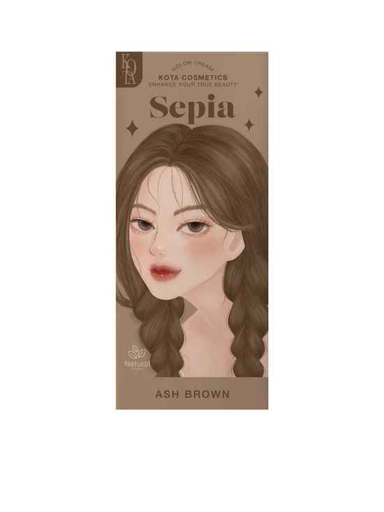 KOTA hair Color Cream Ash Brown - Sepia