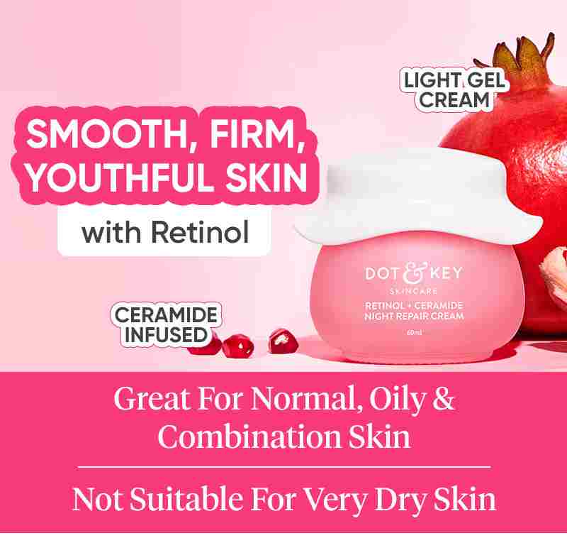Dot & Key Night Reset Retinol + Ceramide Anti Aging Night Cream 15 ml