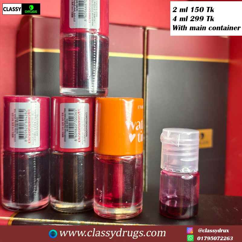 ETUDE HOUSE DEAR DARLING WATER TINT  - 4 ml pair up(With main bottle)