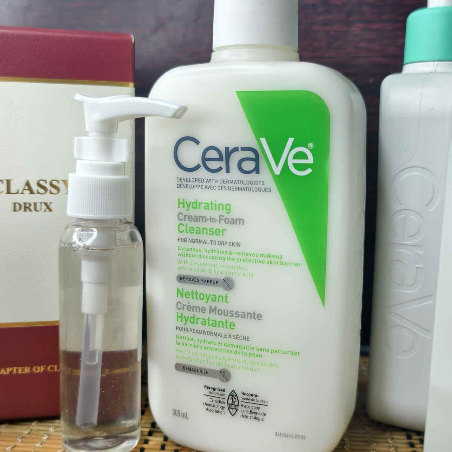 CERAVE Hydrating Cream-to-Foam Cleanser (normal to dry)- Pair up