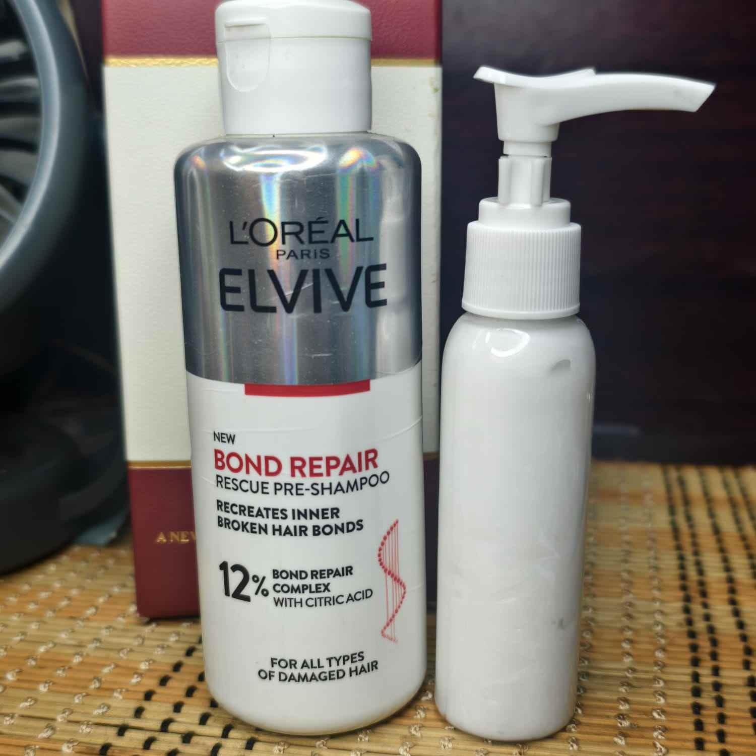 Loreal Paris Elvive Bond Repair Rescue Pre Shampoo with 12% Bond Repair Complex & Citric Acid for All Types of Damaged Hair (pair up)