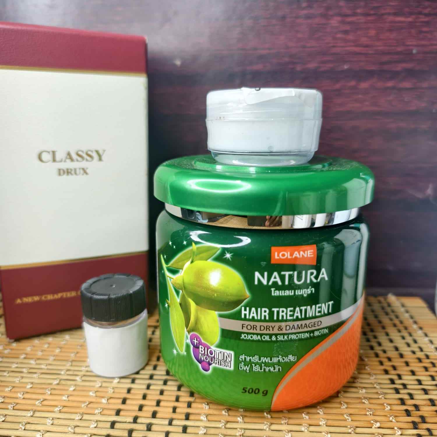 LOLANE NATURA HAIR TREATMENT for Dry Damaged Hair (pair up)