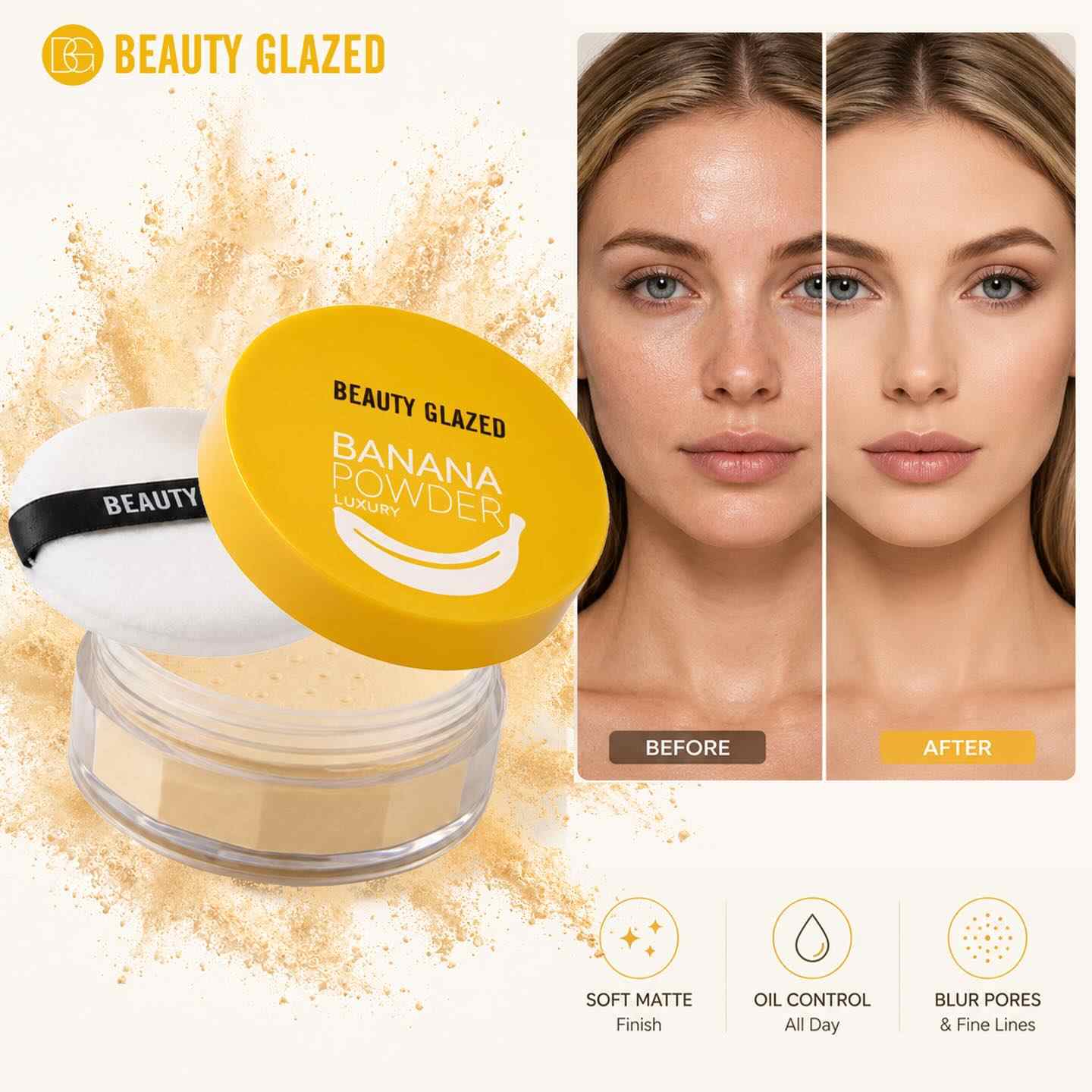 BEAUTY GLAZED Banana Powder