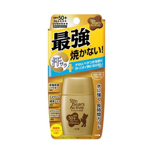 Omi Sun Bears Active Protect Milk SPF50+ PA++++ 30g