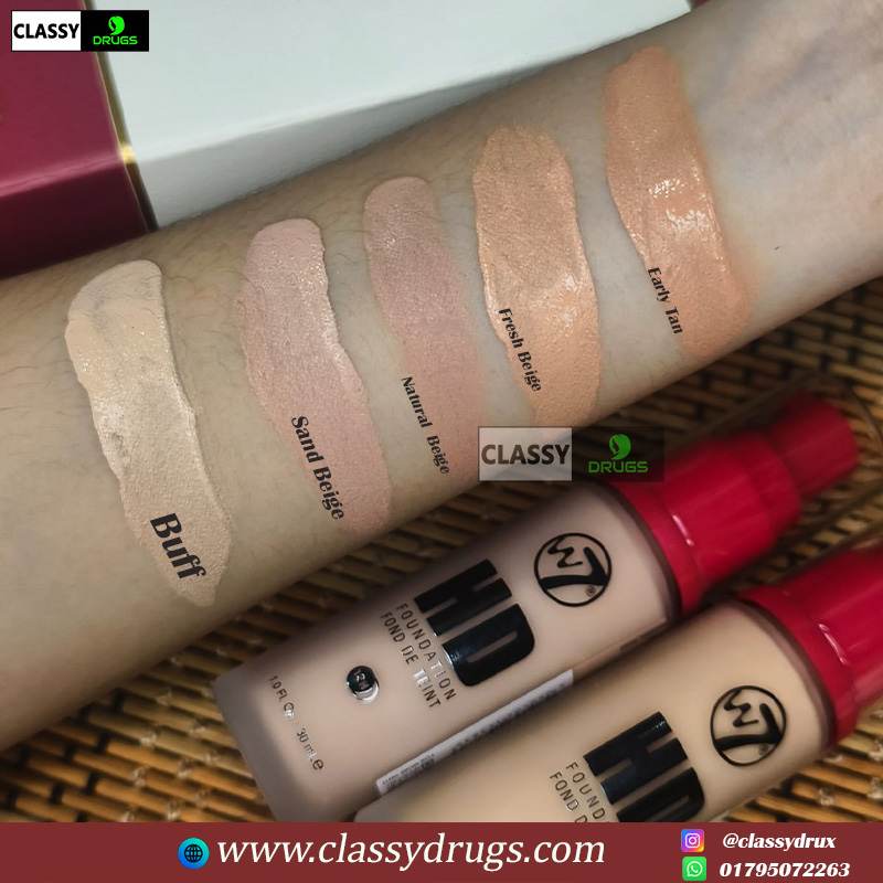 W7 HD Foundation 5 ml (pair up)