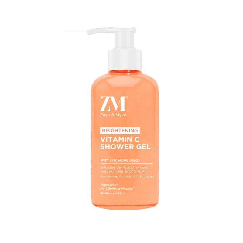Zayn & Myza Brightening Shower Gel – Vitamin C with Exfoliating Beads 200 ml