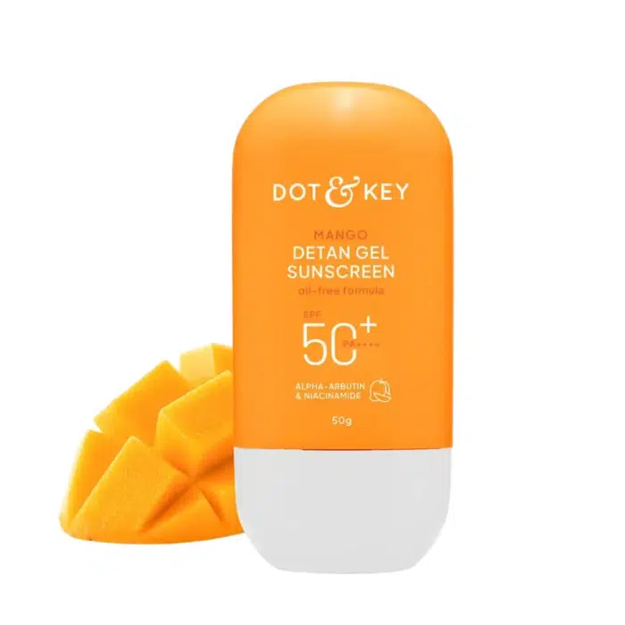 Dot & Key Mango Detan Gel Oil Free Sunscreen SPF 50+ PA+++ 50g