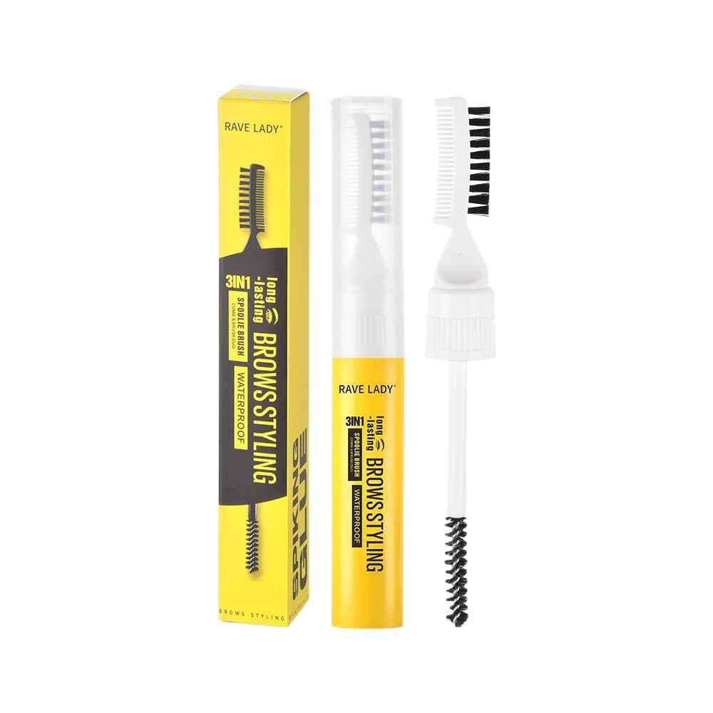 Rave Lady Transparent Eyebrow Gel with Dual-Ended Brush