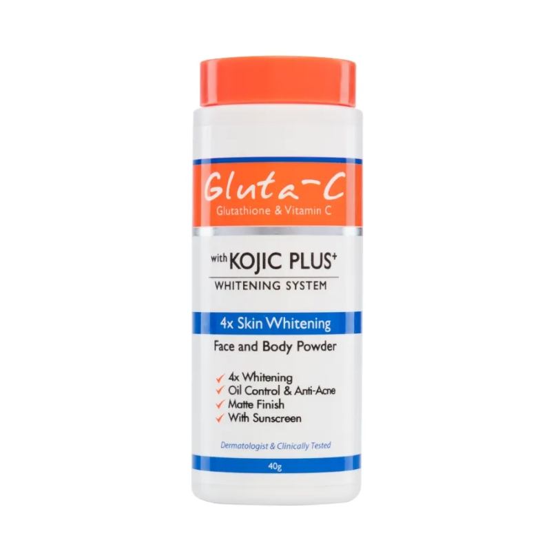 Gluta-C Glutathione & Vitamin C with Kojic Plus Whitening Face & Body Powder (40g)