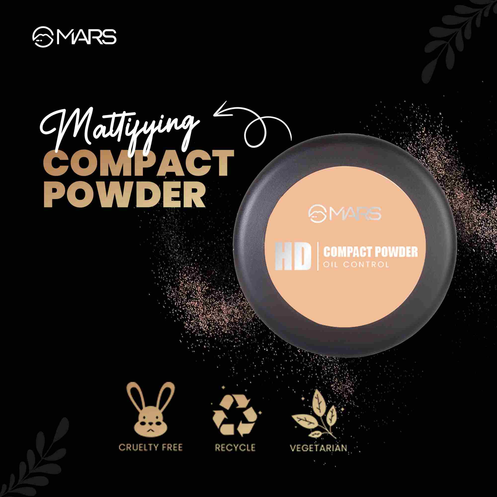 Mars Oil Control Hd Compact Powder