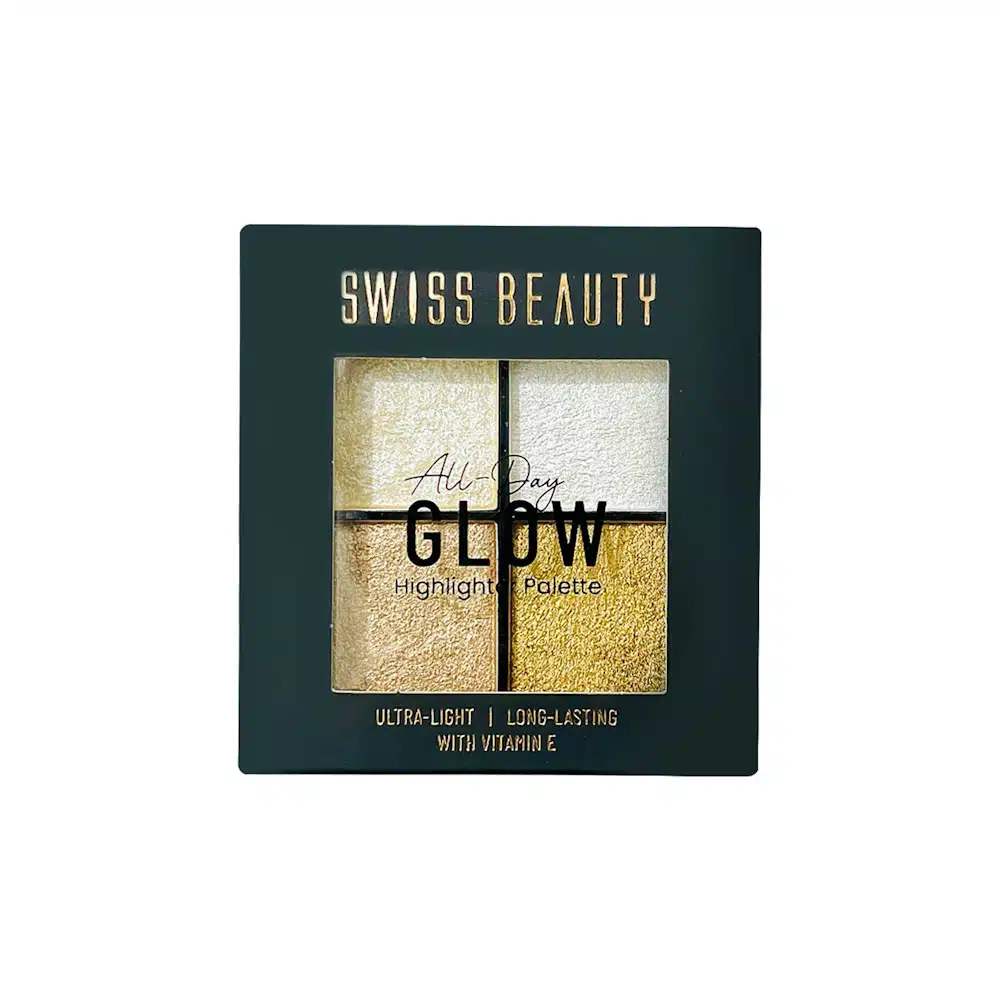 Swiss Beauty All Day Glow Highlighter Palette
