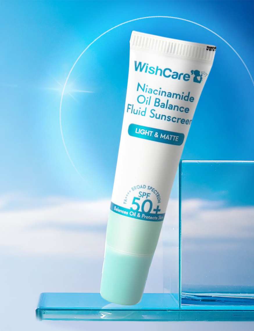 WishCare 5% Niacinamide Oil Balance Fluid Sunscreen SPF 50 PA++++ -(5 ml mini)