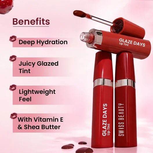 Swiss beauty Glaze Days Lip Tint 4.2 gm